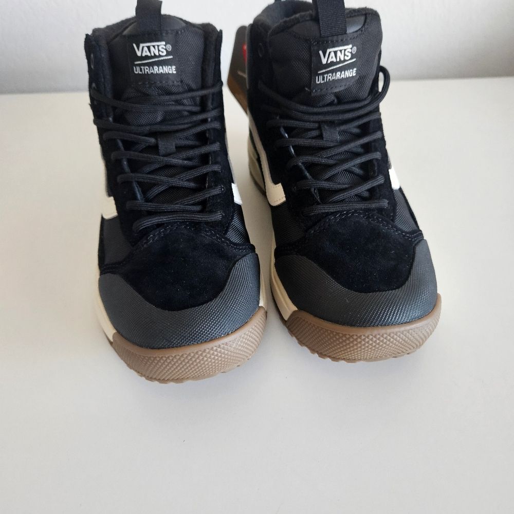 NWT Vans | MTE Ultrarange EXO HI MTE-1 Hiking Sneakers Black/Marshmallow Women 9 - Picture 8 of 12